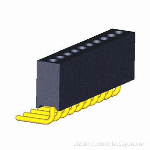 SIP IC Socket with 1.27mm Pitch